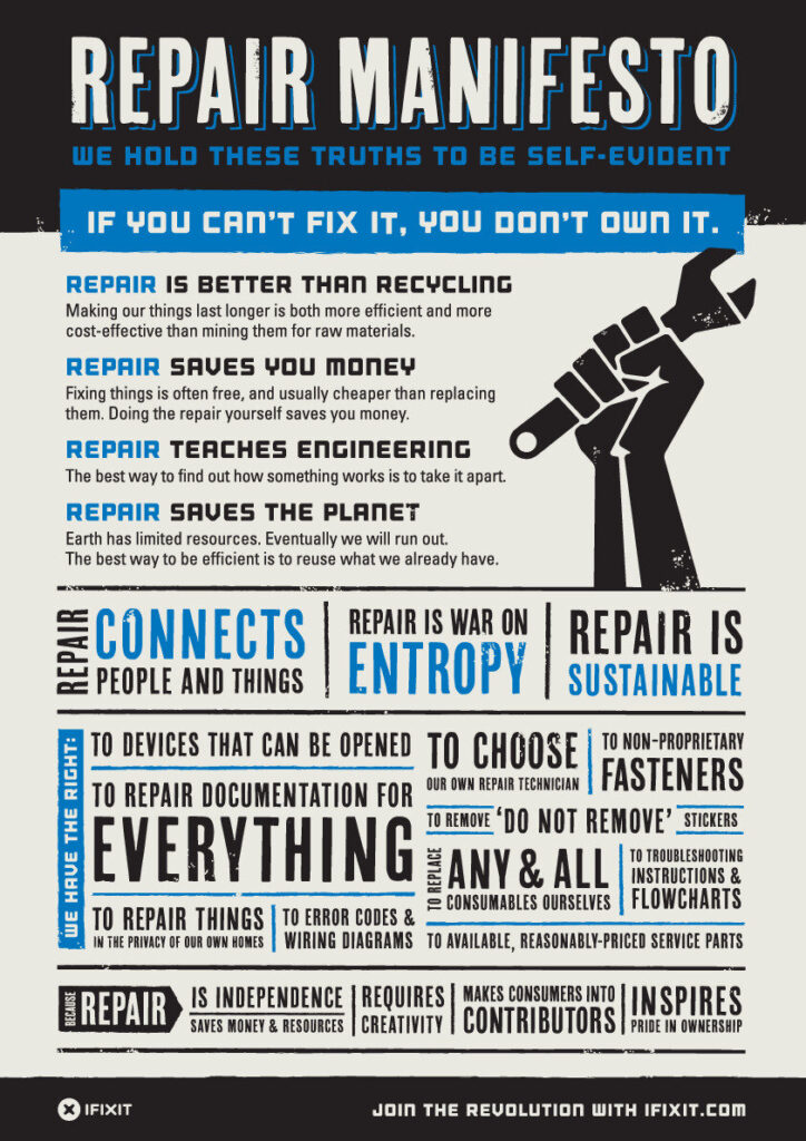 The iFixIt Repair manifesto
