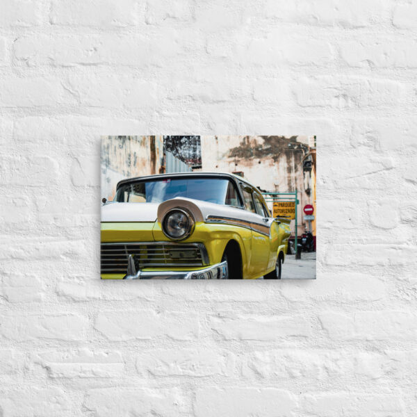 Big yellow car