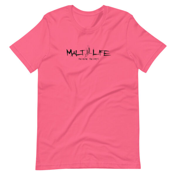 Malt Life - Black Logo Tee - Image 3