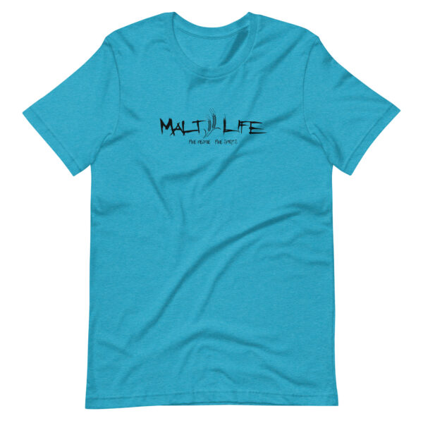 Malt Life - Black Logo Tee - Image 5